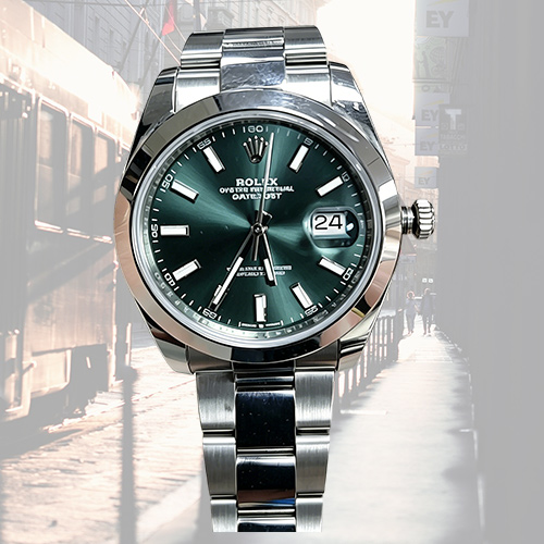 勞力士 (Rolex) Datejust 41 系列薄荷綠面腕錶 126300