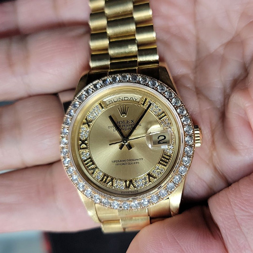 勞力士 Day-Date 18K 黃金腕錶