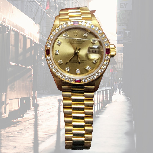 勞力士 Rolex Datejust 69068 18K黃金女仕腕錶