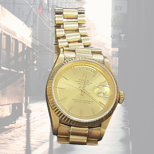 勞力士Day-Date 18k 黃金腕錶