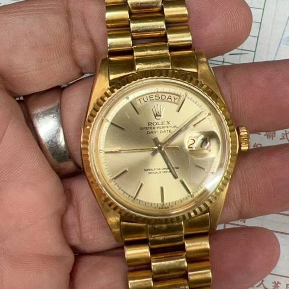 勞力士ROLEX 腕錶型號:1803 金丁面18K金