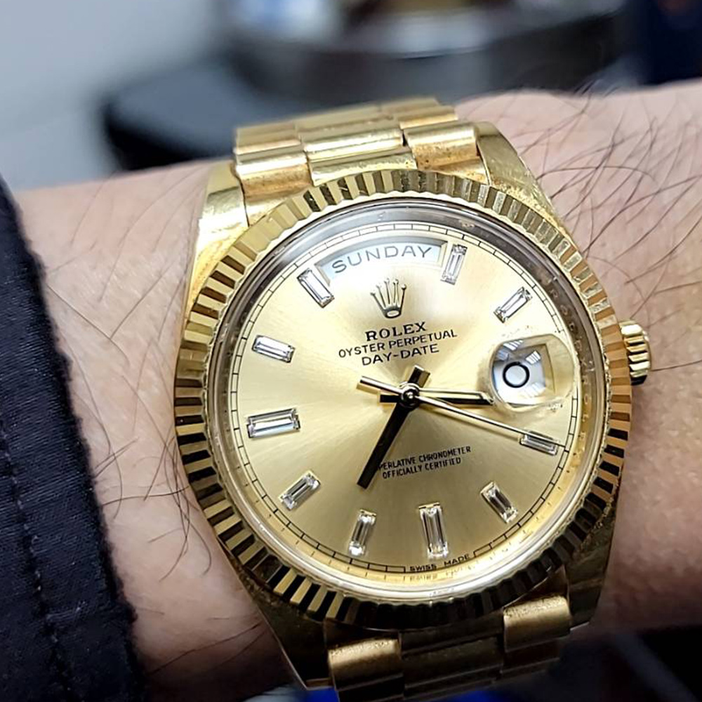 勞力士Rolex Daydate 228238帝皇面鑽石