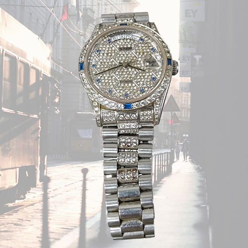 愛其華(Ogival)  滿天星機械錶