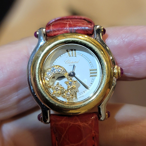 蕭邦（Chopard）- Happy Sport 系列-雙色女士腕錶
