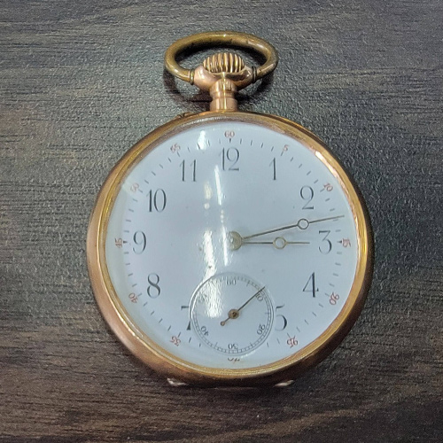 IWC Probus Scafusia 金色懷錶