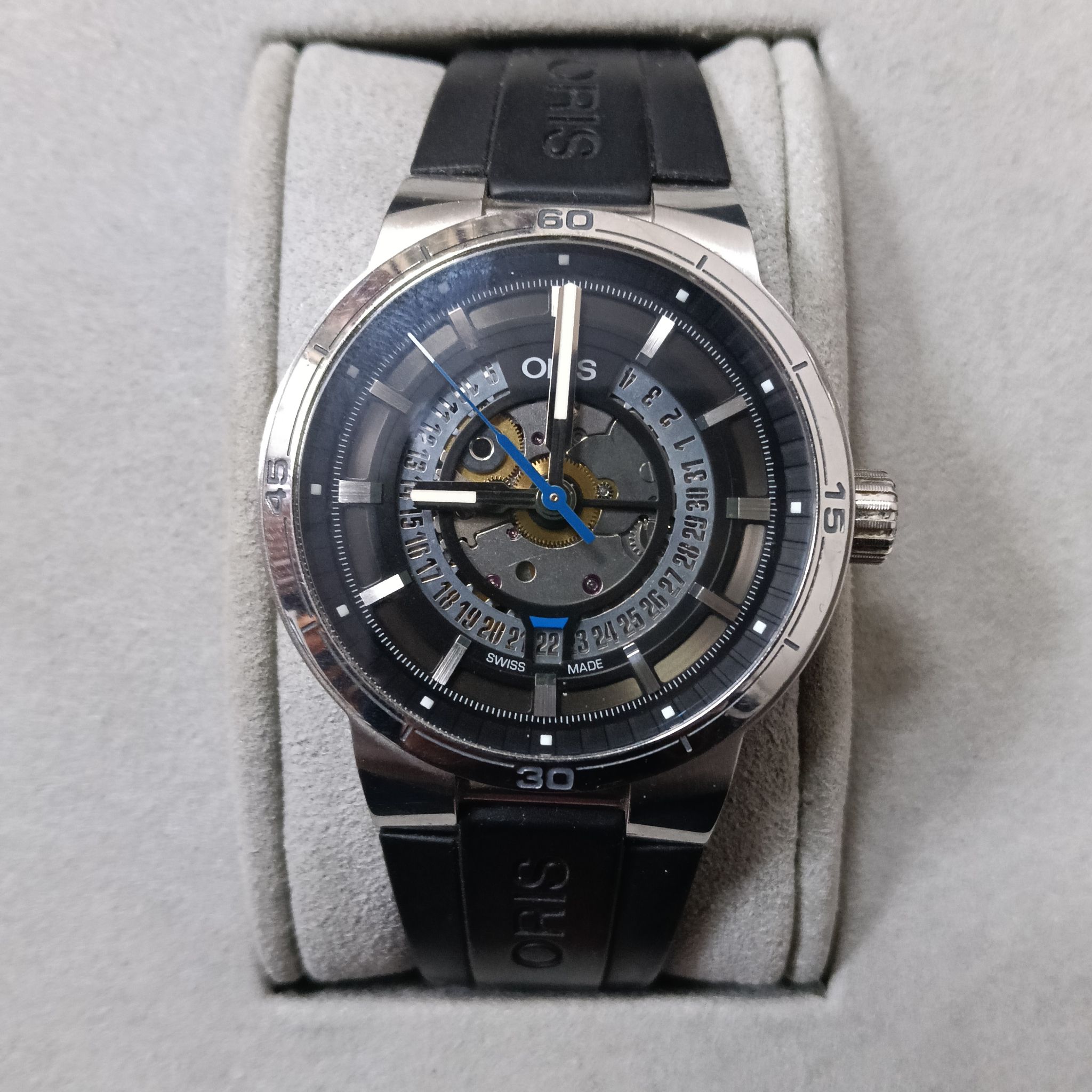 Oris TT1 Engine Date 豪利時TT1發動機日期自動男士手錶