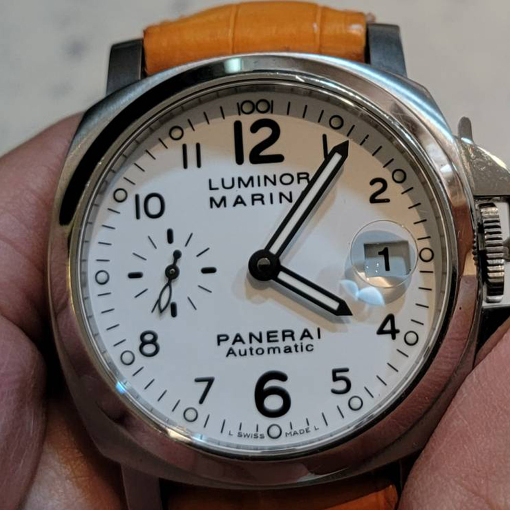 PANERAI 沛納海LUMINOR PAM523 PAM00523 白色面盤三日鍊自動上鍊腕錶