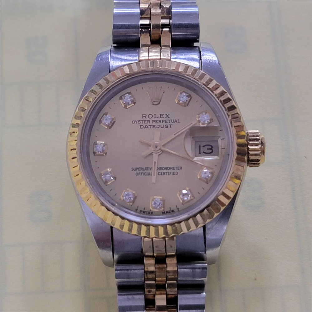 ROLEX 勞力士69173 Datejust 蠔式日誌半金女錶