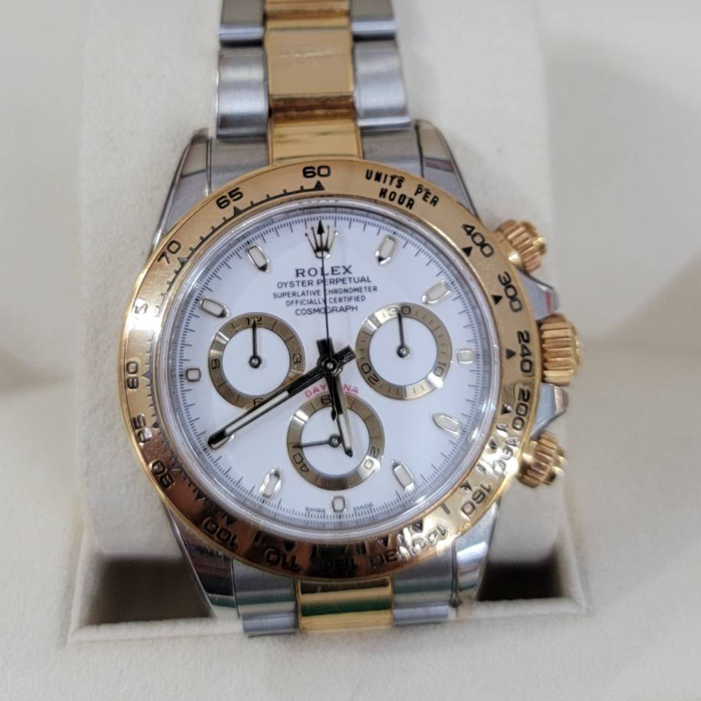 Rolex 116503 全新白面金圈Daytona