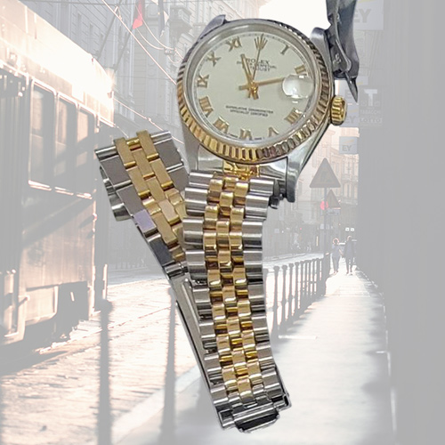 Rolex Datejust 16233 黃金鋼製腕錶