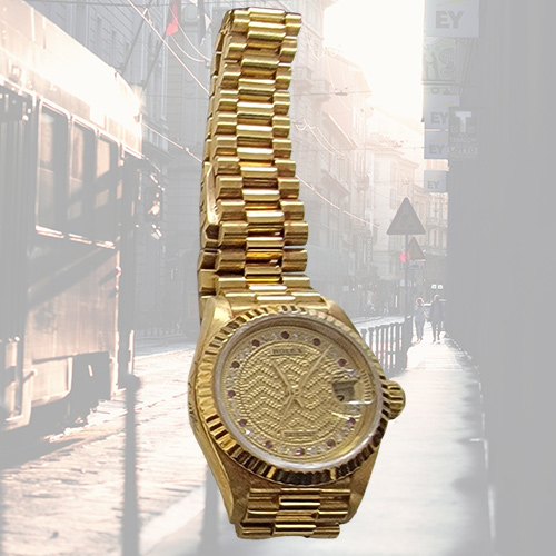 Rolex Lady-Datejust 18K 黃金女錶 69178