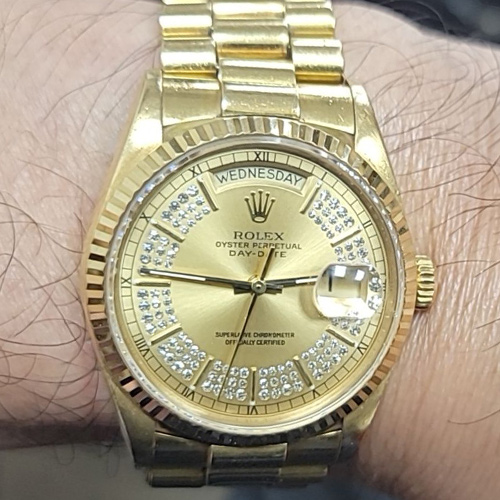 Rolex President Watch Yellow Gold 18238