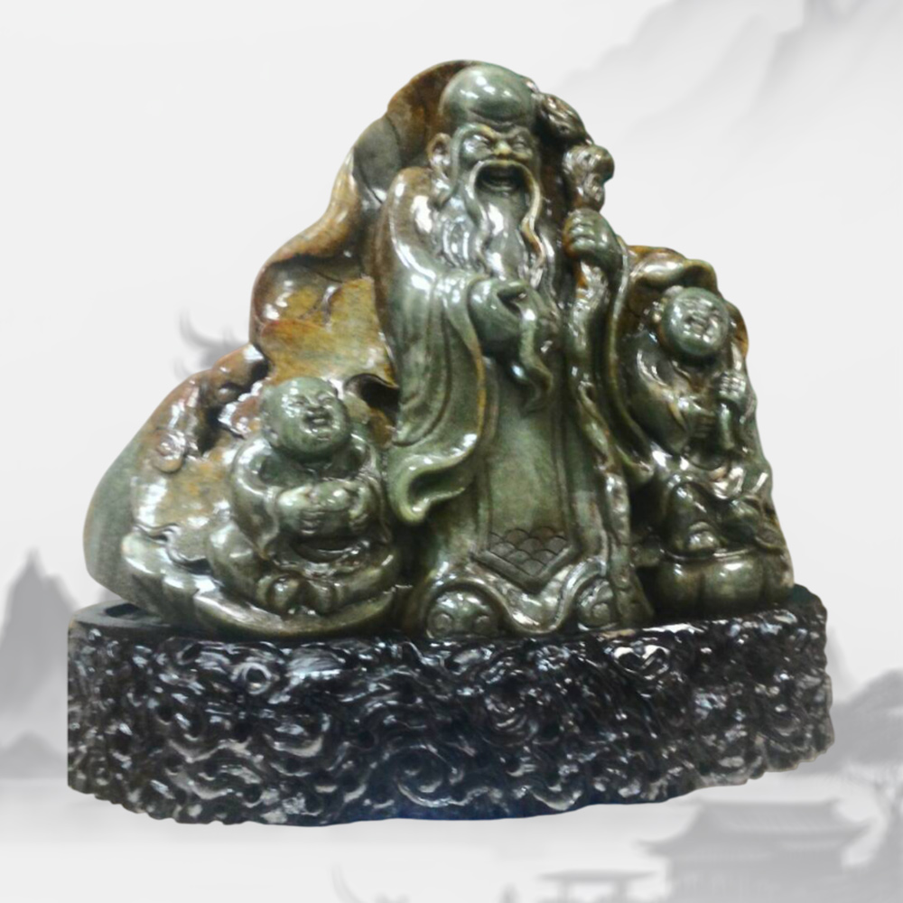 仙翁石雕