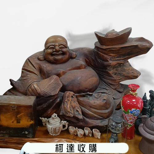 大型木雕 彌勒佛擺件
