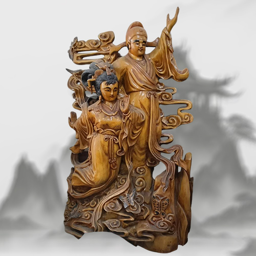 木雕擺飾