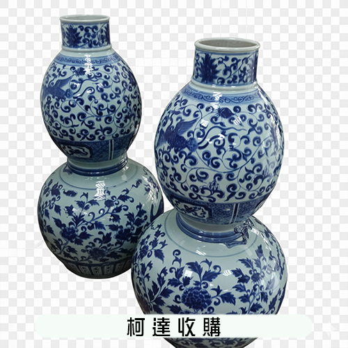 白瓷花瓶(青花瓷)