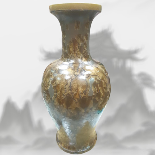 結晶釉特色陶瓷花瓶