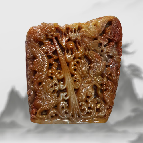 緬甸紅翡翠玉珮