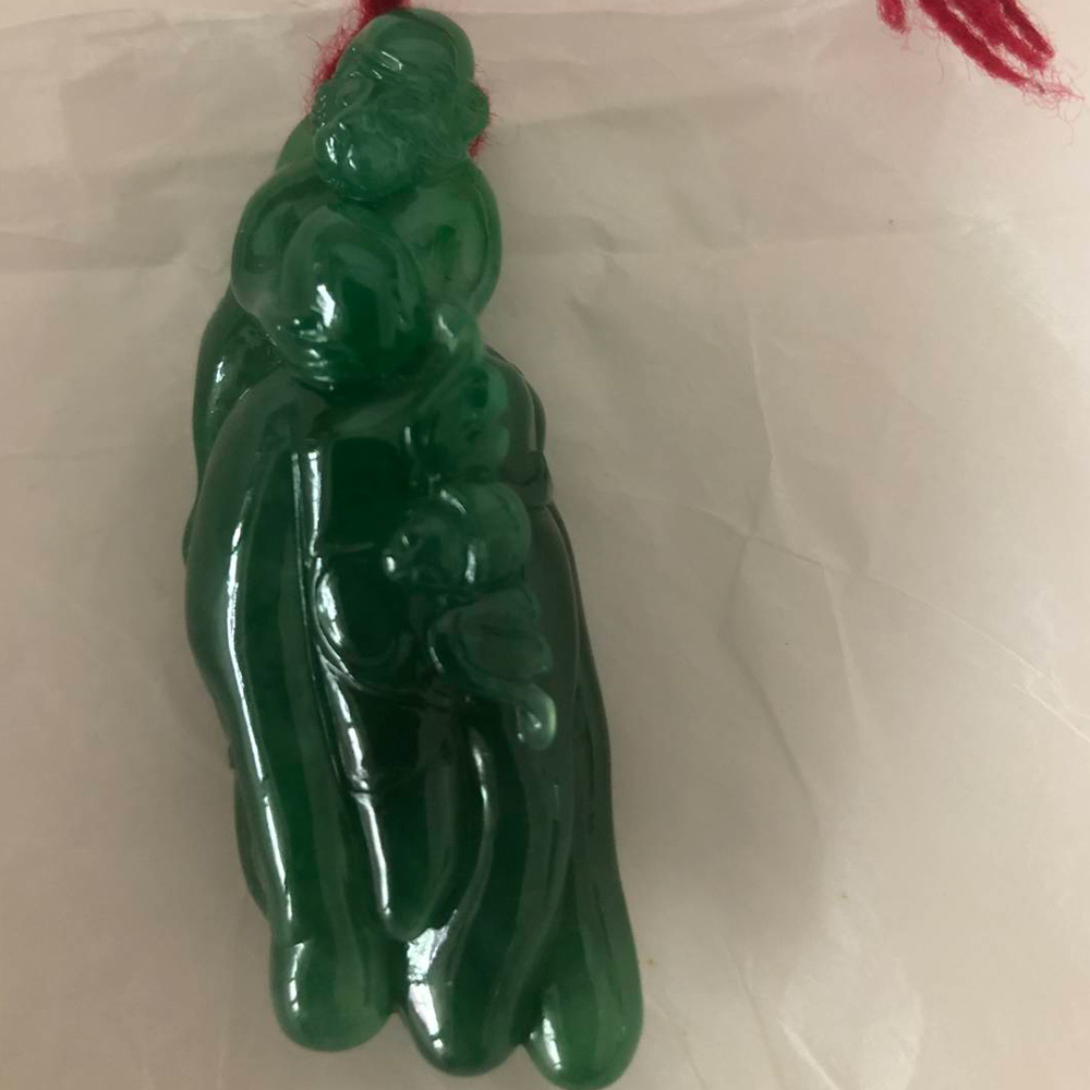 天然冰種翡翠吊墜