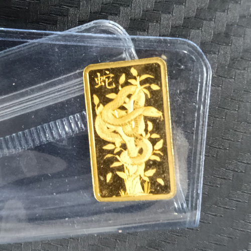 2025年瑞士PAMP發行的蛇年金塊